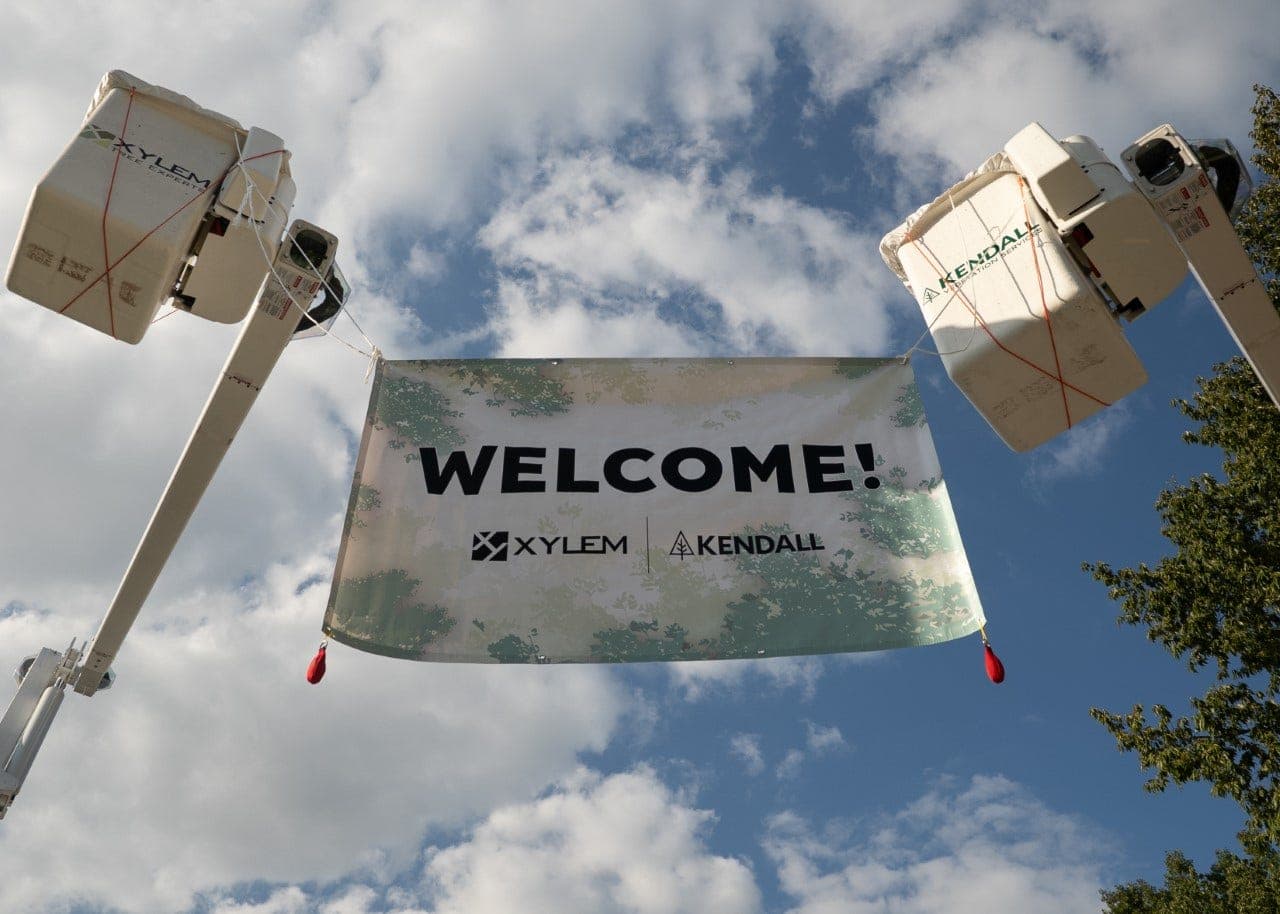 Trees and Utilities entrance banner from the original case study